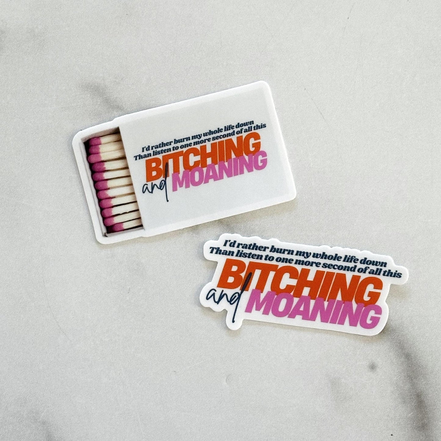 Burn My Whole Life Down Sticker