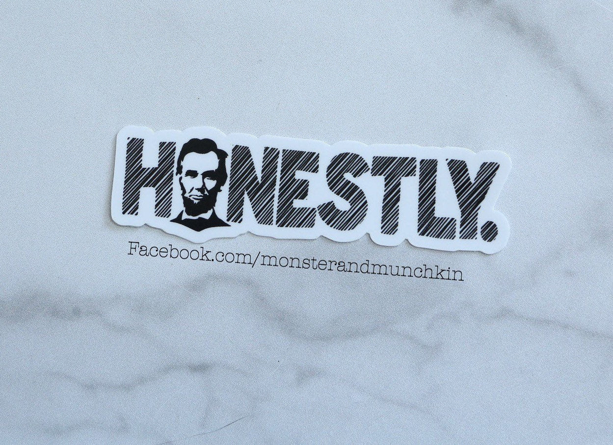 Honesty Abraham Lincoln Sticker