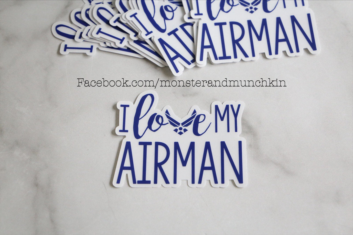 I Love My Airman Vinyl Sticker