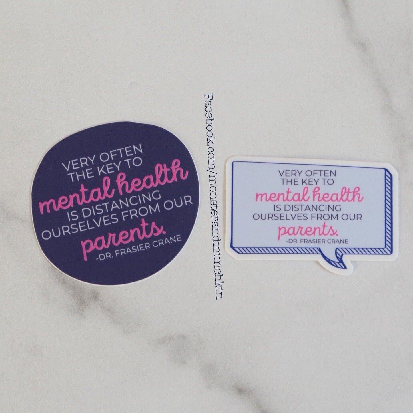 Frasier Crane Key to Mental Health Sticker